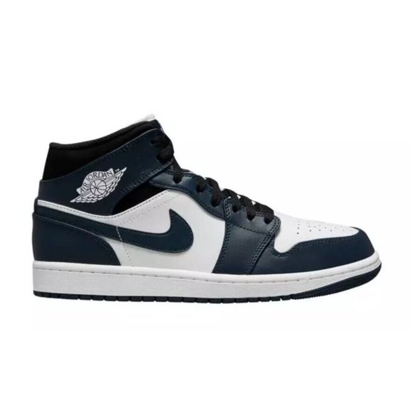 Air Jordan 1 Mid 'Armory Navy' 554724-411 - Picture 1 of 8